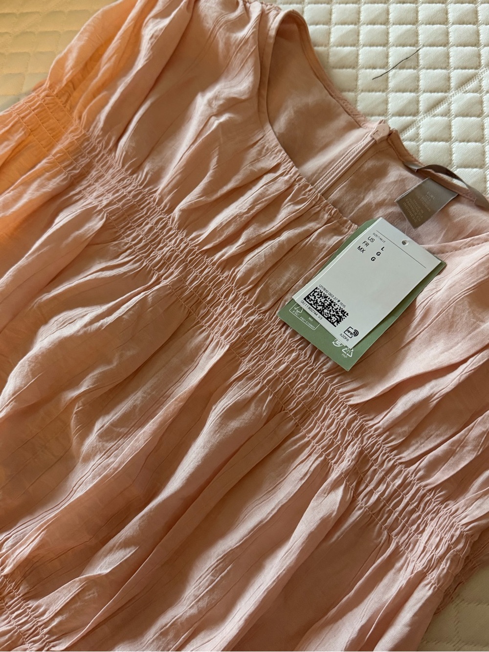 H & M NWT Light Blush Sleeveless Top
